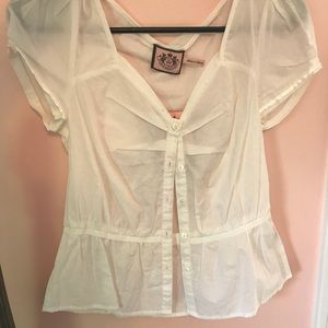 Juicy Couture Blouse (available in white or black)